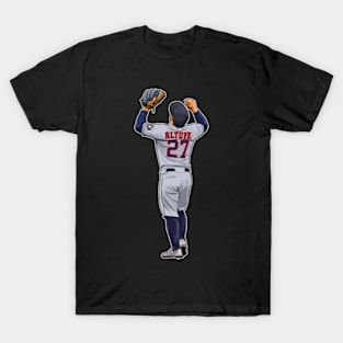 Jose Altuve #27 Celebrates Win T-Shirt